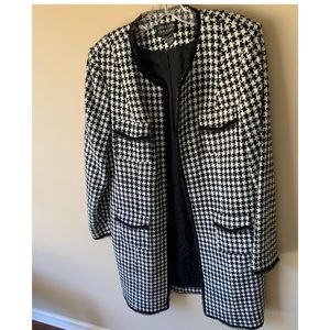 Houndstooth coat
